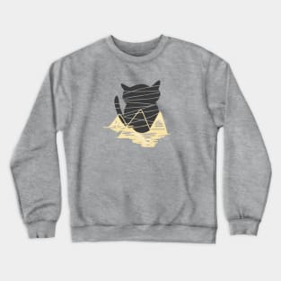 mummy cat Crewneck Sweatshirt